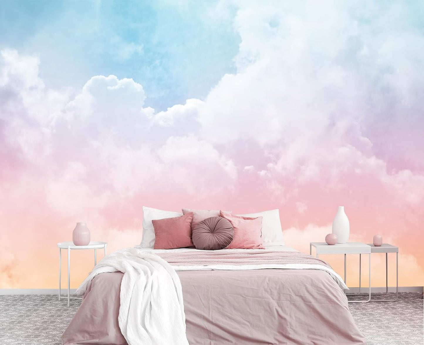 Cliouar-Wall Mural Wallpaper for Bedroom Living Room Wallpaper Decoration Flowers and Birds Wallpaper 158"x110"(Not Self-Adhesive)