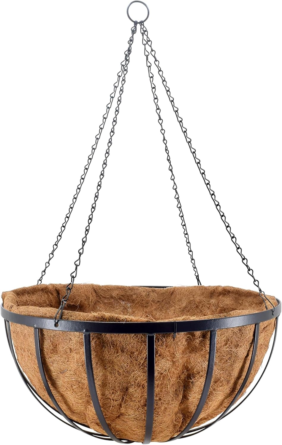 Arcadia Garden Products CB65 Round Hanging Planter Basket with Coco Liner 24 Inch