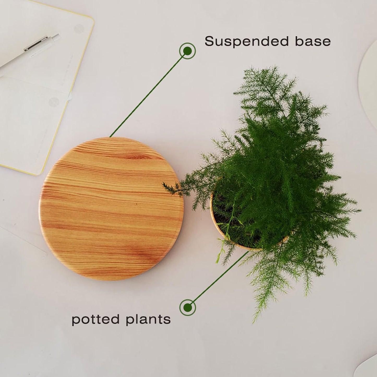Planting Flower pots,Levitating Plant Pot,Magnetic levitation,Floating Plant Pot,Floating Plant,Hanging Flower pots,Suspendded Flowerpot,Hanging planters for Indoor Plants