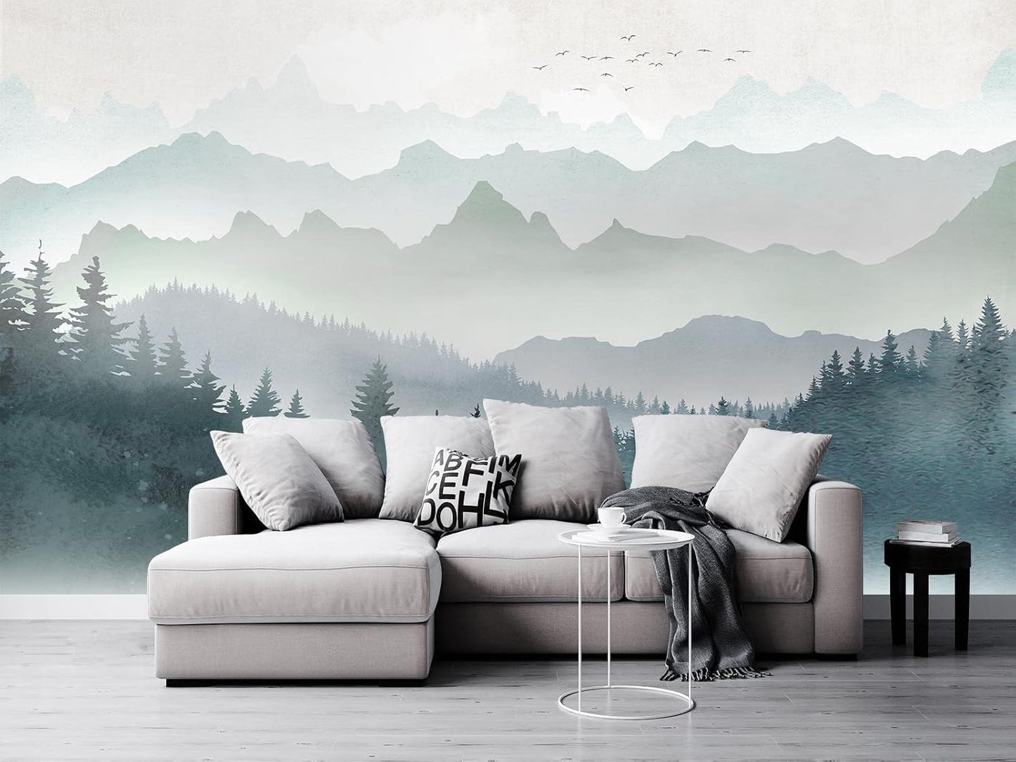 Cliouar-Wall Mural Wallpaper for Bedroom Living Room Wallpaper Decoration Flowers and Birds Wallpaper 158"x110"(Not Self-Adhesive)