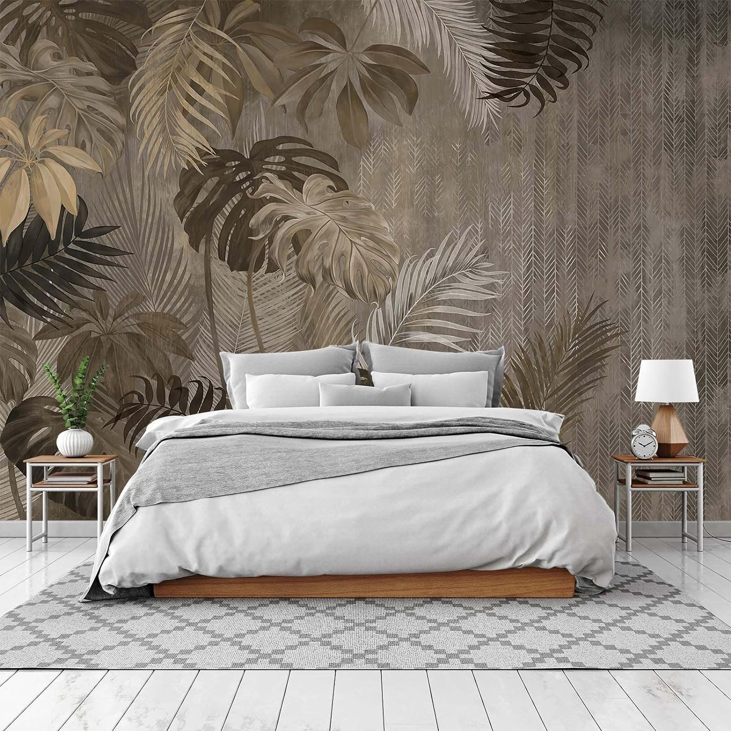 Cliouar-Wall Mural Wallpaper for Bedroom Living Room Wallpaper Decoration Flowers and Birds Wallpaper 158"x110"(Not Self-Adhesive)