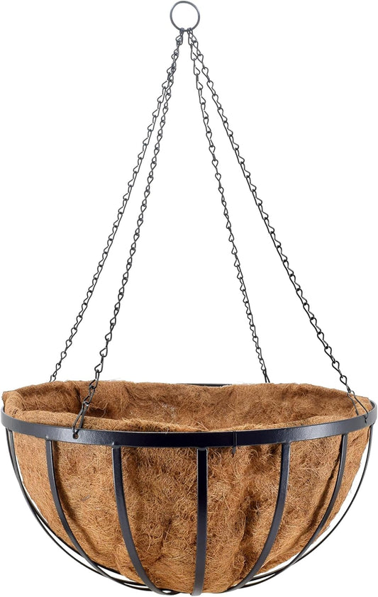 Arcadia Garden Products CB65 Round Hanging Planter Basket with Coco Liner 24 Inch